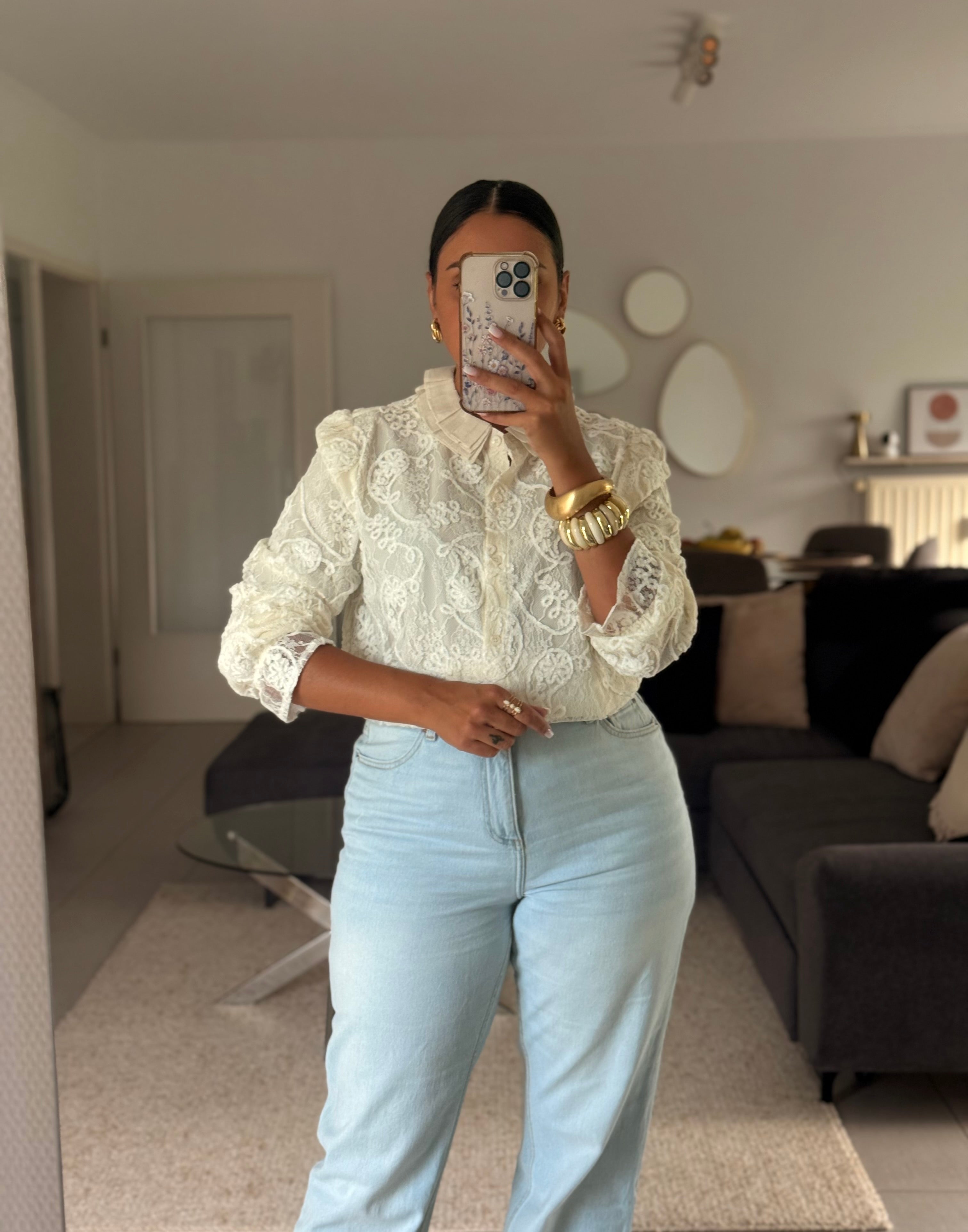 DALILA-blouse dentelle