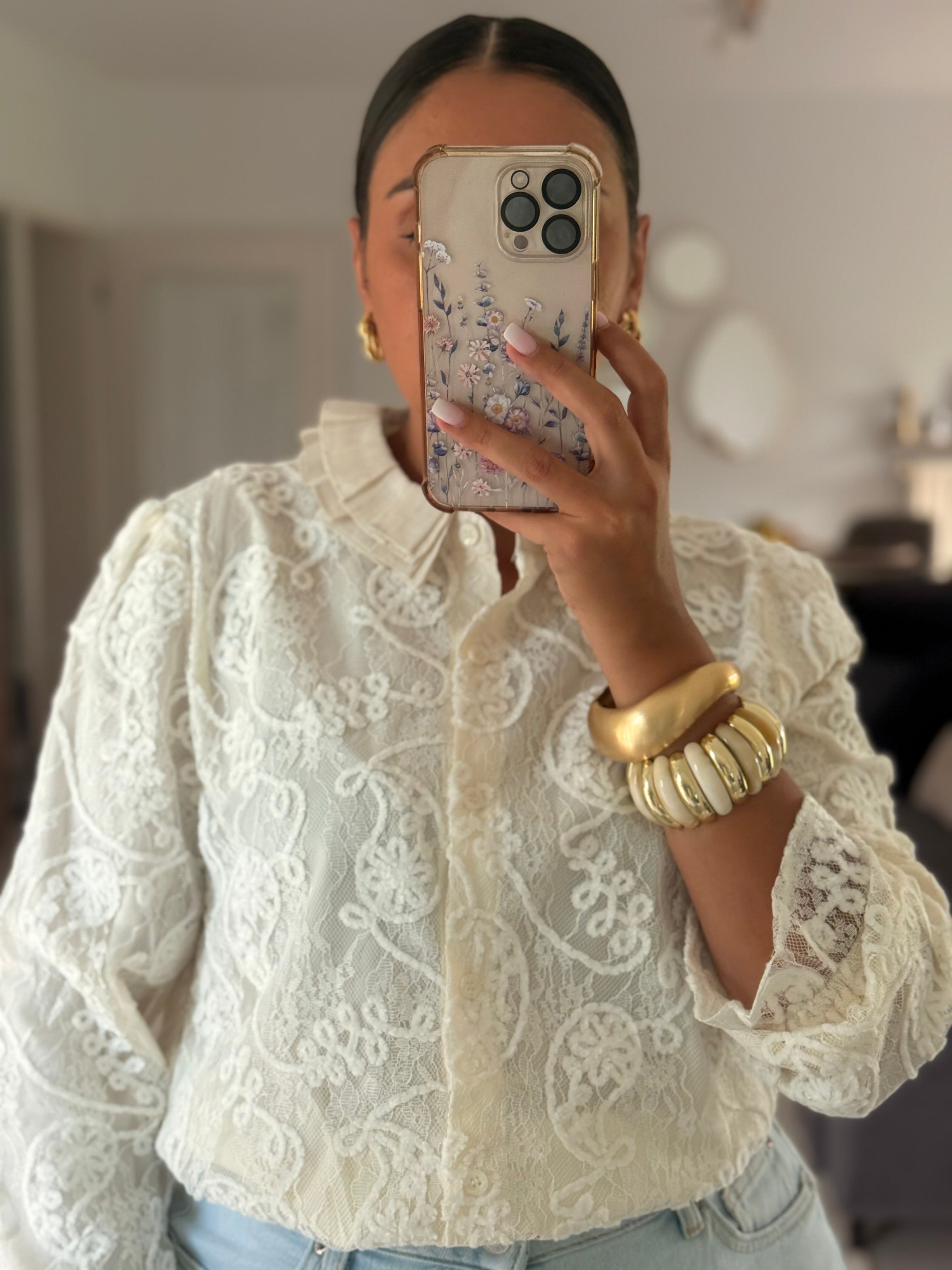 DALILA-blouse dentelle