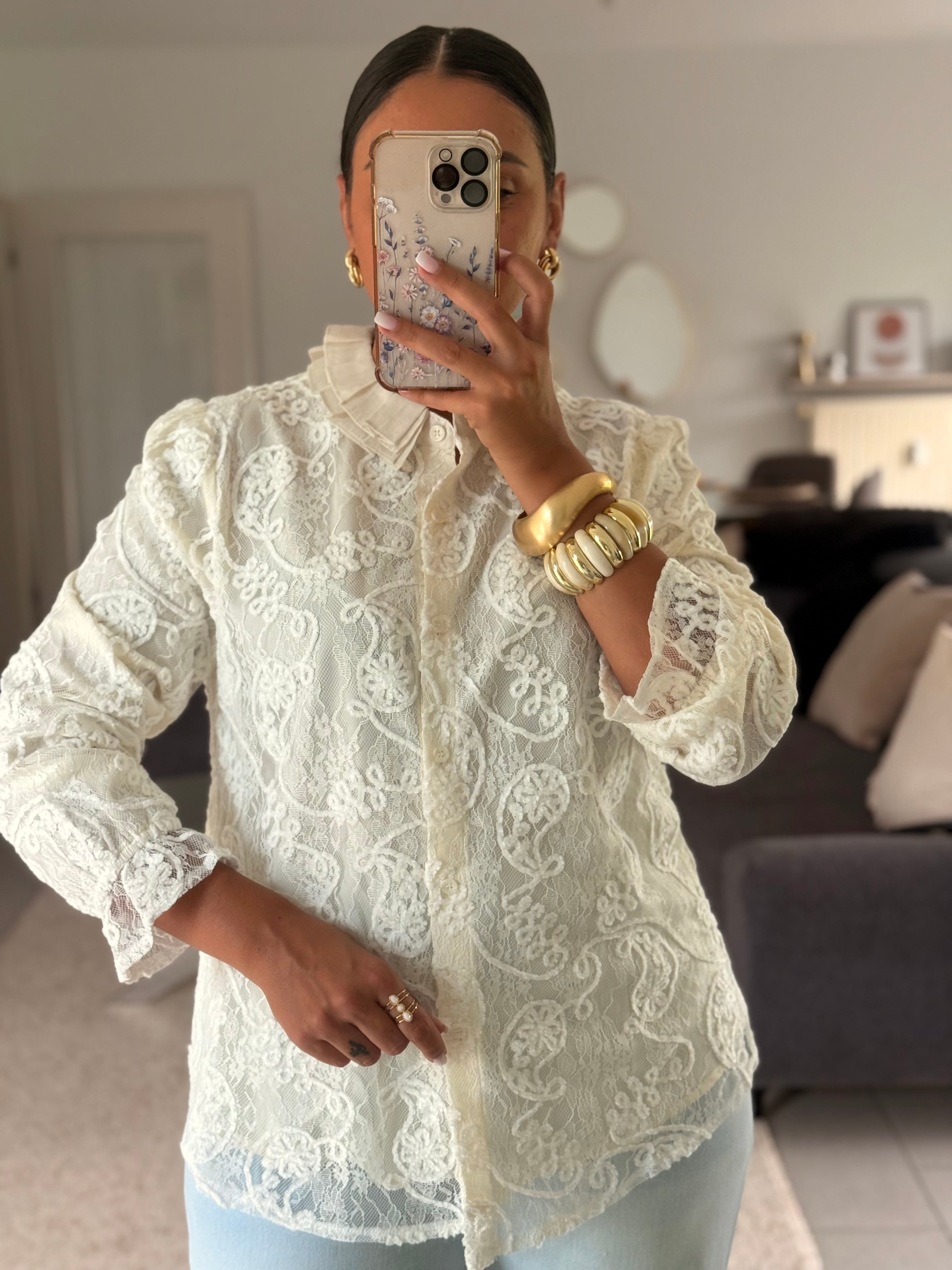 DALILA-blouse dentelle