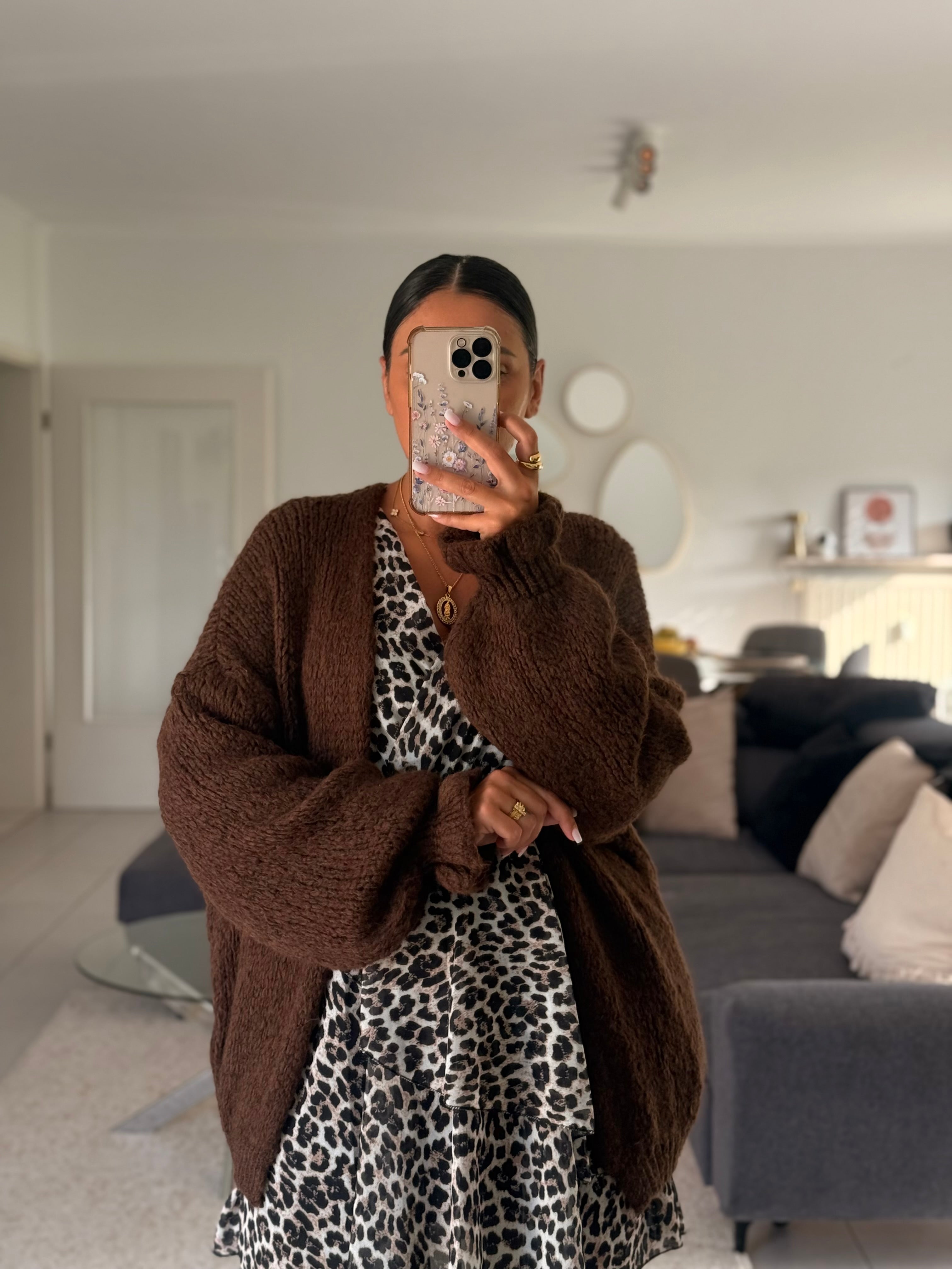 MARINA-gilet brun