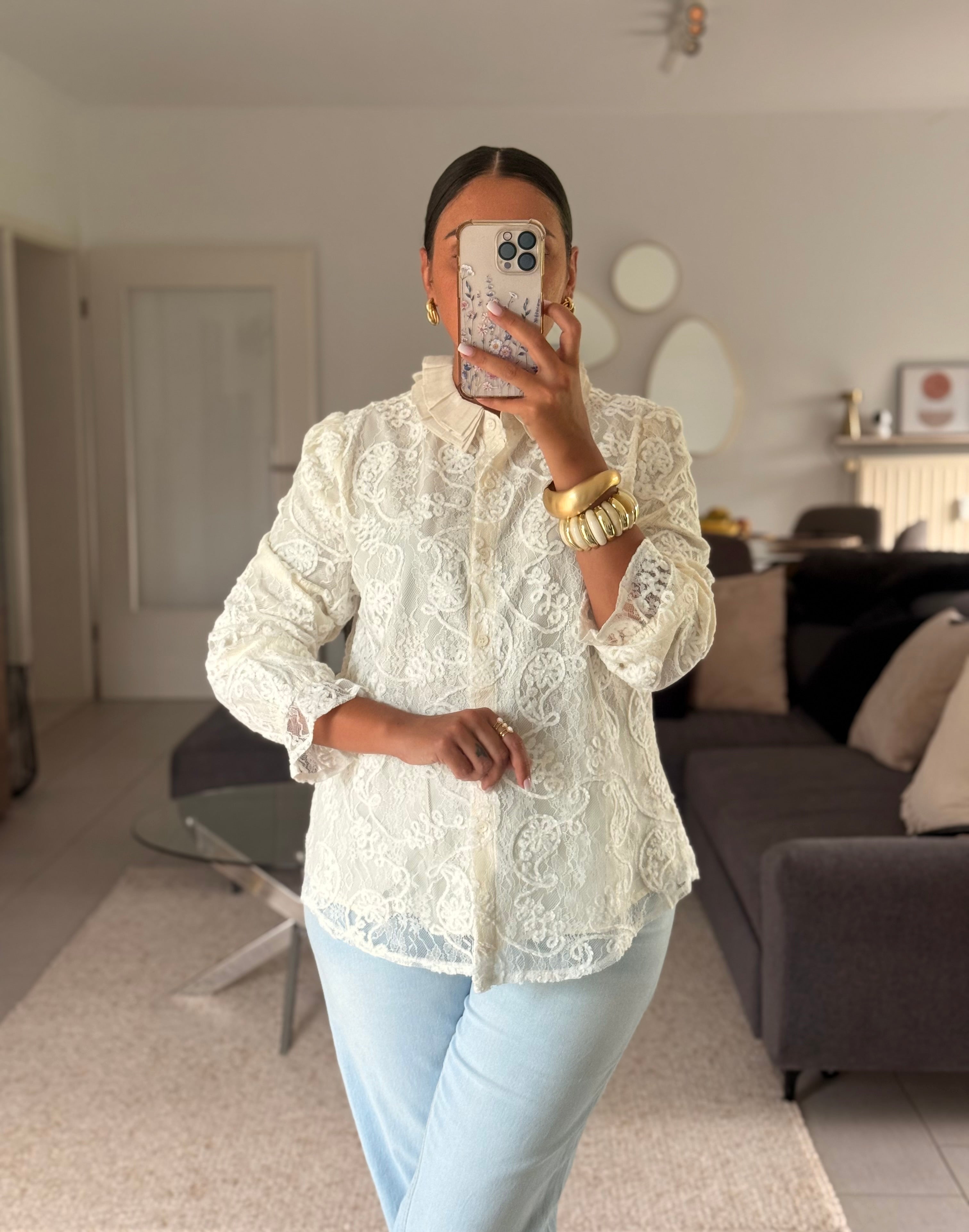 DALILA-blouse dentelle